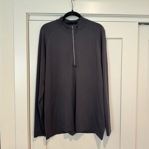 Lululemon Metal Vent Tech Half Zip Black Size XL